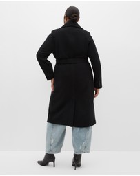 City Chic - Riley Row Belted Coat