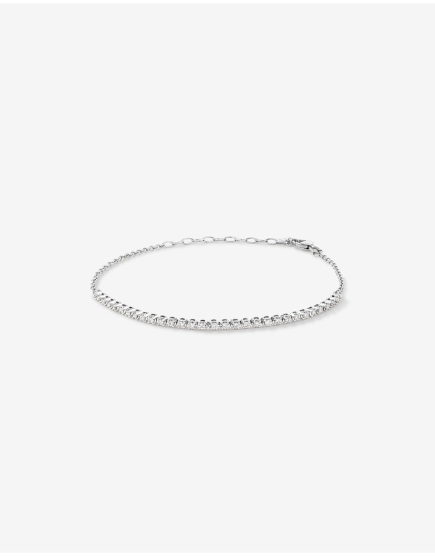 Michael Hill - 0.50 Carat TW Laboratory-Grown Diamond Tennis Bracelet in 10kt White Gold