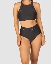 Baku Swimwear - Rococco Lace High Waist Bikini Bottom