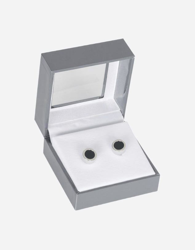 Van Heusen - Round Navy Cufflinks