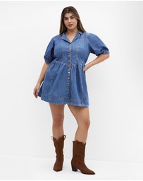 City Chic - Kai Denim Mini Dress