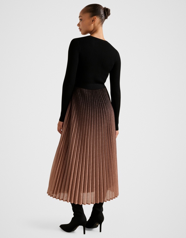 Forever New - Celina Ombre Metallic Midi Dress