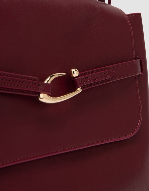 By Far - Cora Sour Cherry Lamb Nappa Leather Bag