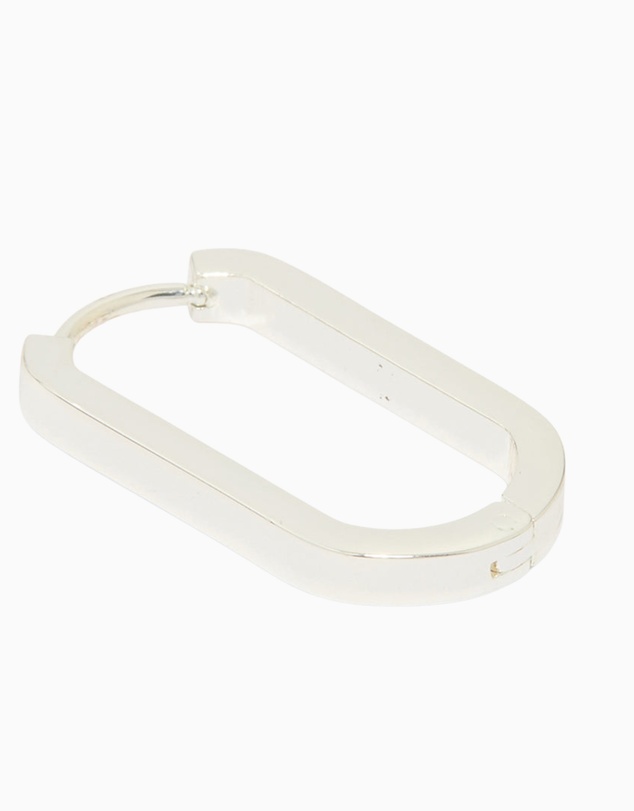 Lovisa - Waterproof Stainless Steel Oblong Hoop Earrings