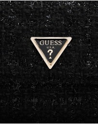 GUESS - Giully Mini 2 Comp Convertible Flap Tweed Bag