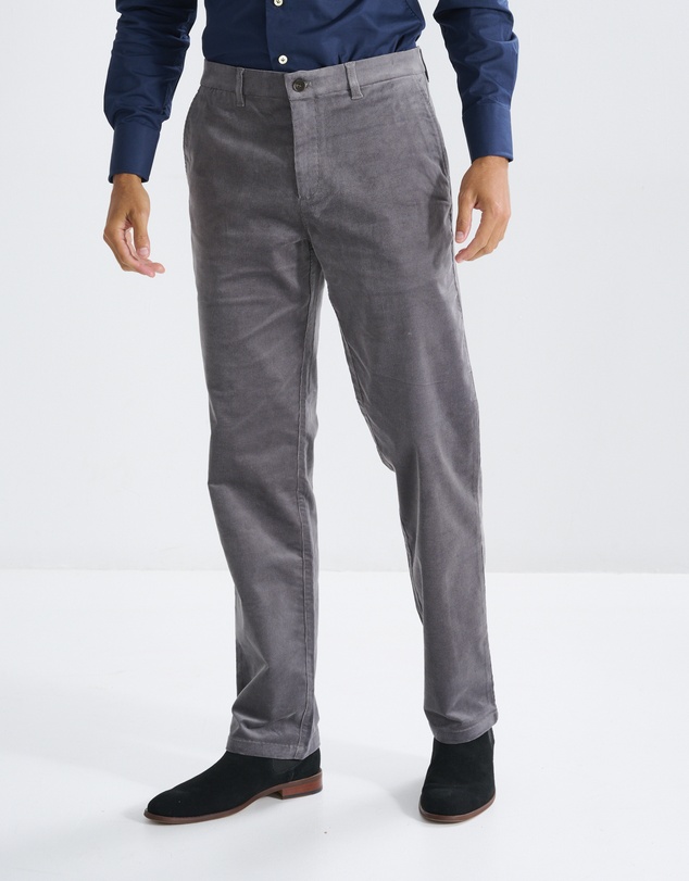 3 Wise Men - 3 Wise Men Cord Trouser - Mid Grey