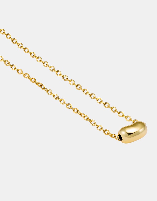 Zoe Olivia - 14K Gold Vermeil Bean Necklace