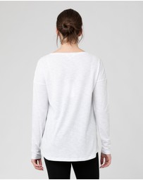 Ripe Maternity - Richie Long Sleeve Nursing Tee