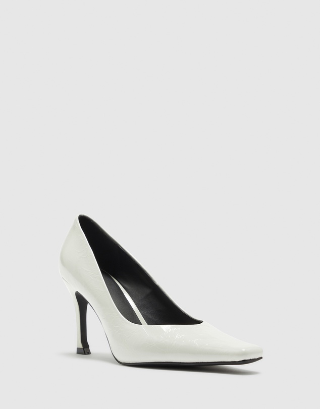 Nakedvice - The Monroe White Heel