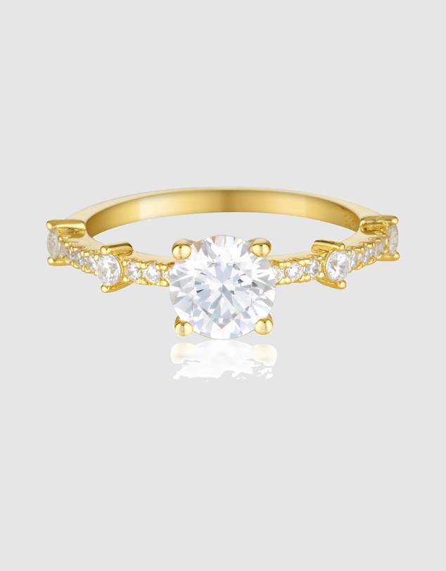 Georgini - Gala Solitaire Gold Ring