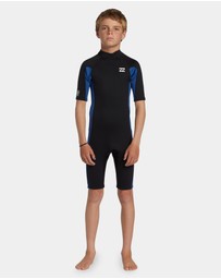 Billabong - Boys 8-14 2/2 Foil Back Zip Springsuit
