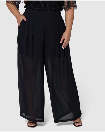 Sunday In The City - Staged Sheer Pant
