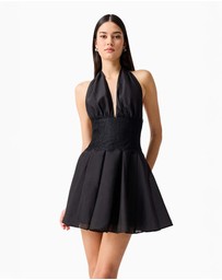 Elliatt - Lucinda Halter Mini Dress In Black