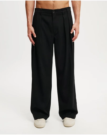 Cotton On - Super Baggy Pleated Pant