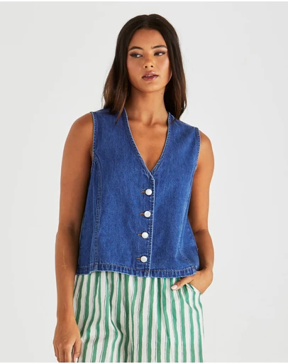 Sass - Sabine Denim Vest