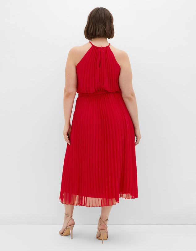 City Chic - Plus size Ruby Midi Dress - red
