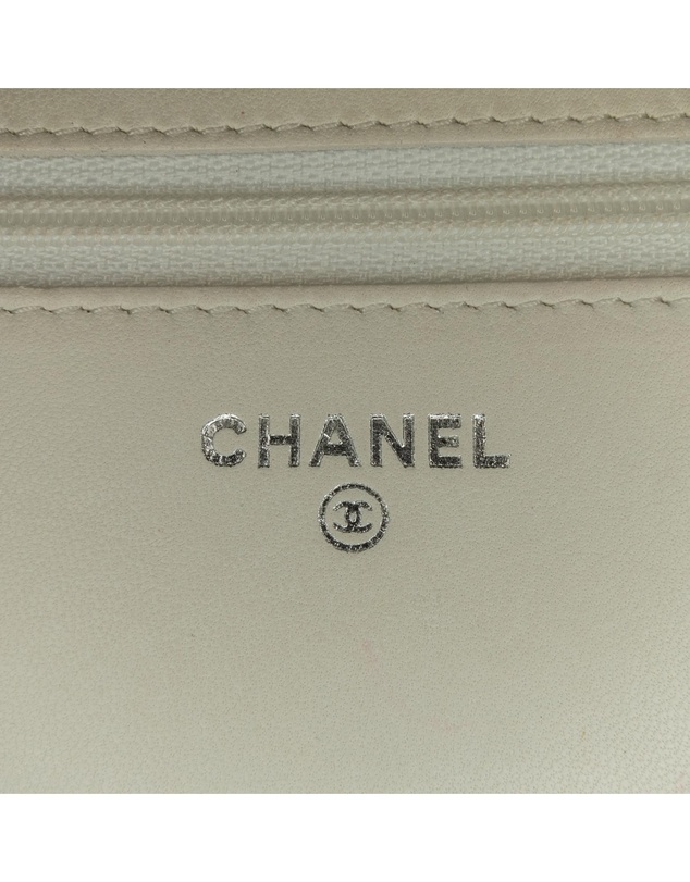 Pre-Loved by Azura Reborn - Pre-Loved CC Coated Tweed Wallet On Chain
