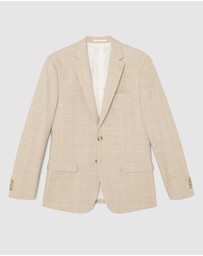 Politix - Windowpane Check Tailored Jacket