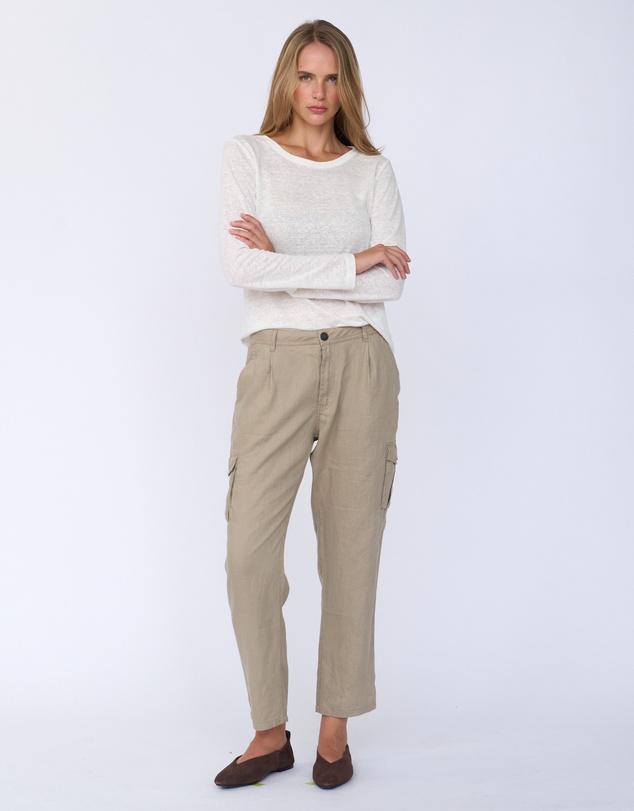 Amelius - Jordan Linen Tapered Pant