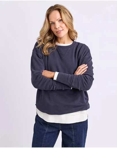 Foxwood - Delilah Crew Navy