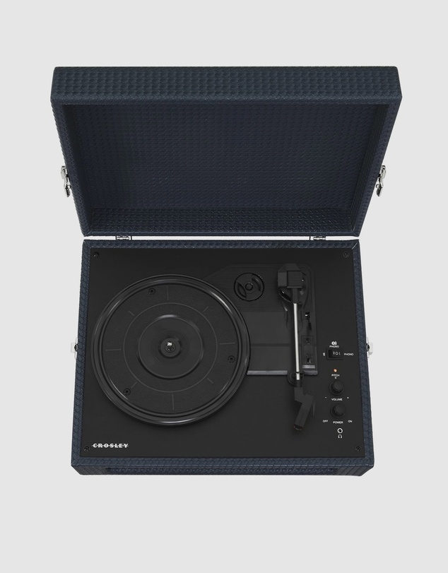 Crosley - Crosley Voyager Bluetooth Portable Turntable - Navy