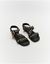 Walnut Melbourne - Reid Leather Sandal