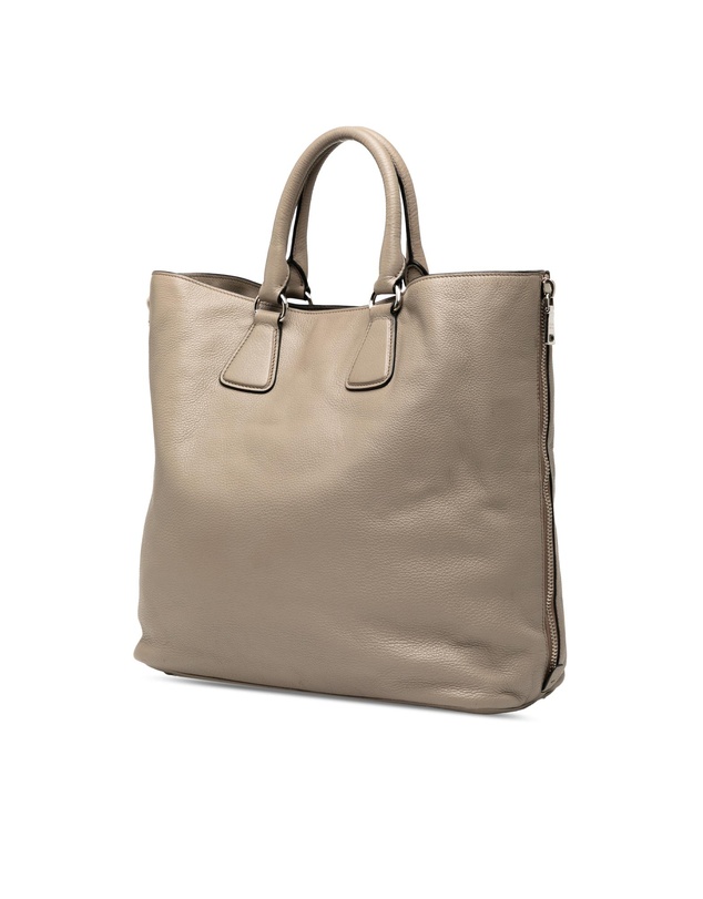 Pre-Loved by Azura Reborn - Pre-Loved Vitello Daino Side Zip Convertible Tote