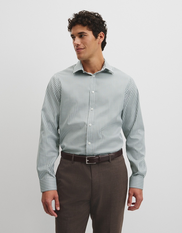 Country Road - Regular Fit Gingham Travel Shirt