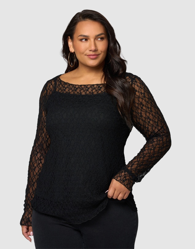 Sunday In The City - Urban Chaos Lace Top