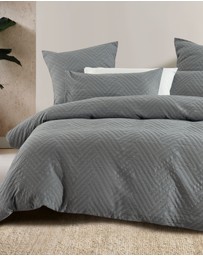 Bambury - Panama Jacquard Polycotton Quilt Cover Set