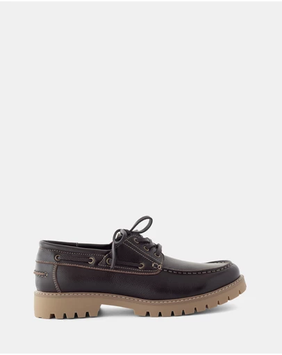 Uncut - Bermuda Leather Boat Shoes