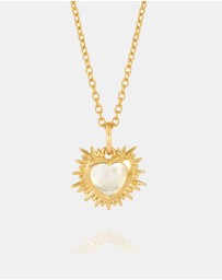 Rachel Jackson - Electric Love April Birthstone Heart Necklace