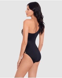 Miraclesuit Swimwear  - Tribal Tigress Jena One Shoulder Tummy Control Swimsuit