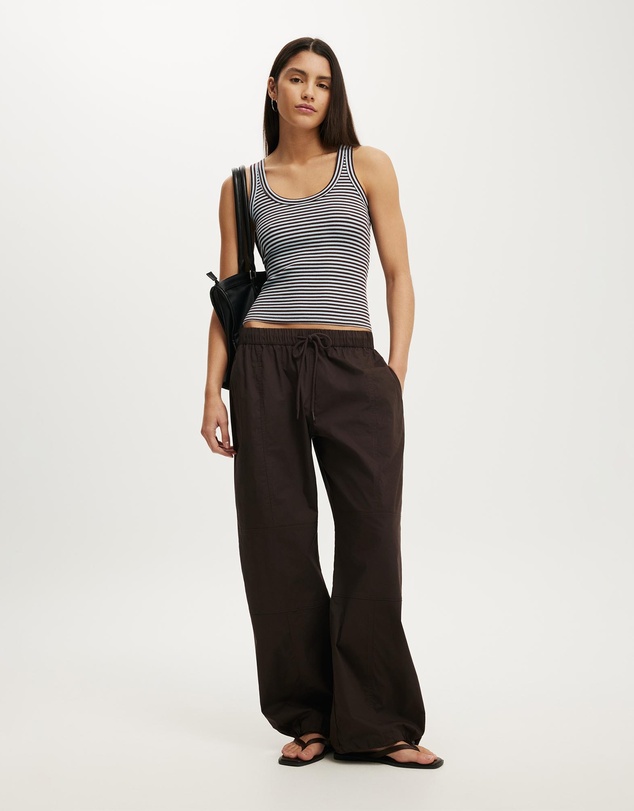 Cotton On - Blake Rib Scoop Tank