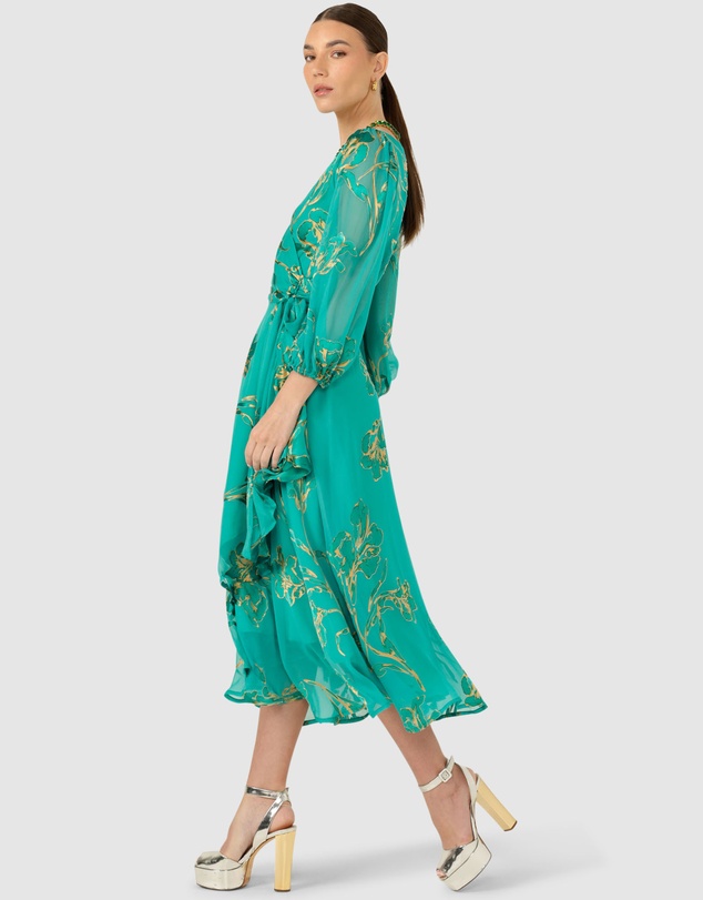 SACHA DRAKE - Lorelei Wrap Midi Dress
