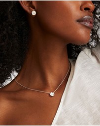 Najo - Capri Silver and Pearl Necklace