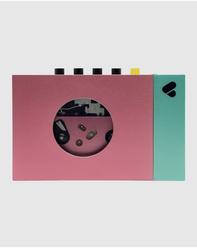 We Are Rewind - We Are Rewind Portable Cassette Player & Recorder - Edith, Pink & Green