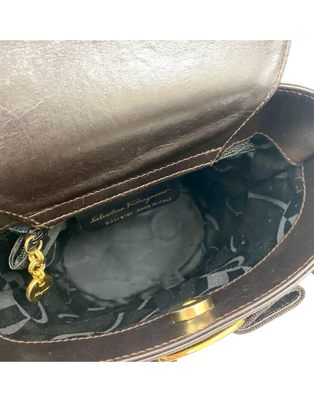 Pre-Loved by Azura Reborn - Pre-Loved Leather Vara Bow Top Handle Bucket Bag