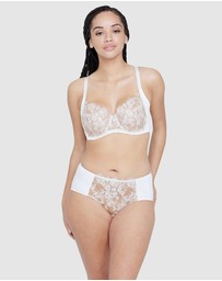 Skarlett Blue - Entice Fuller Bust Sheer Lace Bra with Side Support