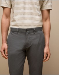 Trenery - Regular Fit Chino Pant in Charcoal
