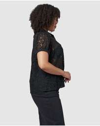 Sunday In The City - Love Lost Lace Shirt