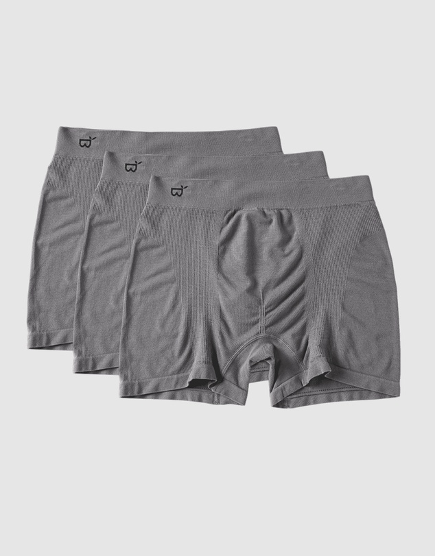 Boody - 3-Pack Mens Original Boxer Charcoal