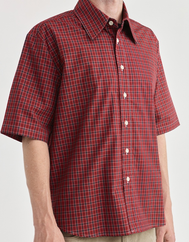 PSEUSHI - SS Tartan Typewriter Shirt