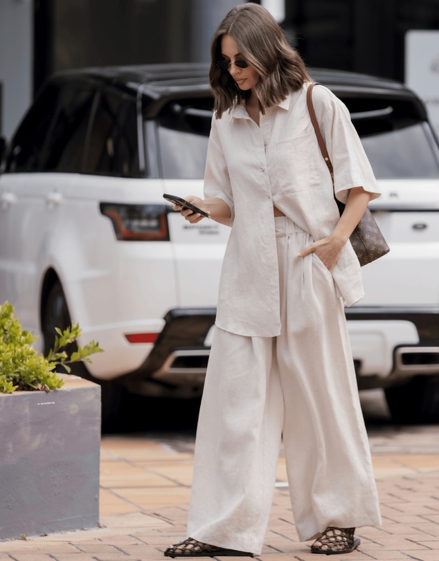 ALEXANDRA - Teri Pants Stone