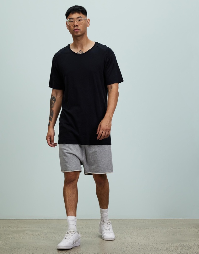 Surrounded By Ghosts - The Andesine Low Crotch French Terry Drawstring Shorts