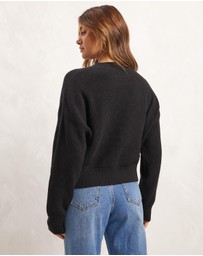 AERE - Cotton Cashmere Blend Relaxed Jumper