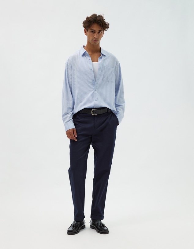 AERE - Tapered Cotton Twill Trousers