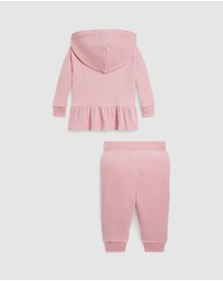 Polo Ralph Lauren - Velour Hoodie & Jogger Pants Set - Babies