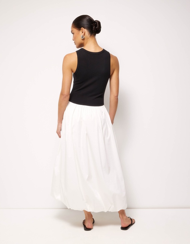 AERE - Avalon Bubble Hem Midi Dress