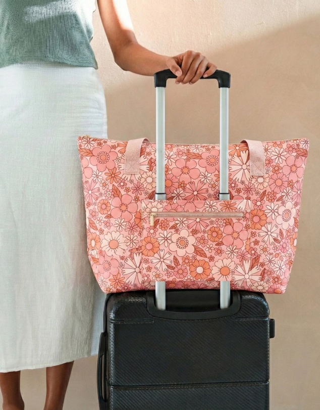Sky Gazer - The Anywhere Beach Bag- Flower Power